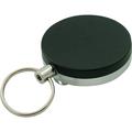 1 PK Lucky Line Key Separator 24 In. Black Retractable Key Chain