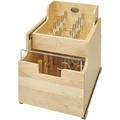 Rev-A-Shelf 4Cw2-18Sc-1 4Cw2 Series 14-1/2 Pull Out Cookware Organizer - Natural Maple