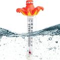 Narcisur Long Lasting Floating Pool Thermometer - Water Temperature from -10 to 50Â°C - Shatter Proof Pool Temperature Reader Floater with Solid Tether for Outdoor Pool - Octopus