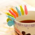 Fnochy Kitchen Gadgets 10pcs Cute Snail Shape Silicone Tea Bag Holder Cup Mug Candy Colors Gift Set