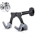 Daily Wall Mounted Bike Rack Bike Wall Mount Bracket for Bike Storage and Space Saving - Bike Hanger with Foam Padded Frame Protection