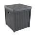 Dark Grey 50 Gallon Large Resin Deck Box Outdoor Storage Boxes