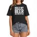 Hold My Beer And Watch This T-Shirt Funny Drinking Shirt Raglan Baseball Tee