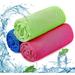 Cooling Towel 4 Pack Instant Relief Microfiber Cool Towels Chilling Neck Wrap Ice Cold Rags/Scarf for Sports Gym Fitness Camping Cycling Hiking Workout Golf Travelï¼ˆ30*90cmï¼‰