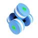 2pcs EVA Floating Dumbbell Water Aerobics Aquatic Barbell Swimming Water Yoga Durable Fitness Exercise Equipment(Blue)