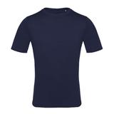 EAGEGOF Men s Tech Golf Polo Shirt Short Sleeve T-Shirt Slim Fit Performance Athletic Tee Navy L
