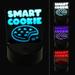 Smart Cookie Chocolate Chip Teacher Student LED Night Light Sign 3D Illusion Desk Nightstand Lamp
