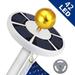 Goorabbit Solar Flag Pole Light Super Bright Flag Pole Lights 100% Flag Coverage Fits Most Flag Poles Flag Pole Lights Solar Powered Bright Energy Saving Leds