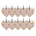 VerPetridure Mother S Day Pendant 10Pcs New Mother s Day Decorations Wooden Love Pendant The Best-Gift for Mother