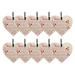 VerPetridure Mother S Day Pendant 10Pcs New Mother s Day Decorations Wooden Love Pendant The Best-Gift for Mother