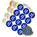 High Visibility Reflective Safety Hard Hat Sticker Customize Logo Hi-Vis Sticker for Helmet