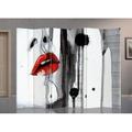 Double Sided Canvas Screen Room Divider - Beauty Face