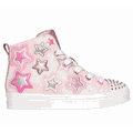 Skechers Girl's Twi-Lites 2.0 - Star Gloss Sneaker | Size 11.5 | Light Pink | Synthetic/Textile