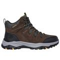 Skechers Men's Relaxed Fit: Rickter - Branson Boots | Size 9.0 Extra Wide | Khaki | Leather/Synthetic/Textile