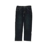 Wrangler Jeans Co Jeans - Adjustable: Blue Bottoms - Kids Girl's Size 12 Husky