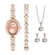 Sekonda Dress Gift Set Ladies 19mm Quartz Watch in Rose with Analogue Display, and Rose Gold Alloy Strap 49035