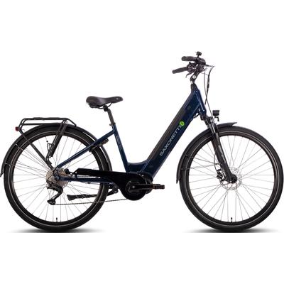 E-Bike SAXONETTE "Premium Sport (Wave)" E-Bikes Gr. 50 cm, 28 Zoll (71,12 cm), blau (dunkelblau) E-Bikes