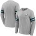 Men's NFL x Darius Rucker Collection by Fanatics Heather Gray Philadelphia Eagles Henley Long Sleeve T-Shirt