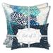 HomeRoots Polyester Indoor/Outdoor Pillow Cover & Insert Set Polyester in Black | 19 W x 1 D in | Wayfair 1000472875