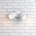 Millennium Lighting 20 Watt 2 - Head LED Hardwired Outdoor Security Flood Light in White | Wayfair 18002-MW