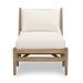 Wade Logan® Bromell 55" Long Single Chaise w/ Cushions Wicker/Rattan | 30.75 H x 25 W x 55 D in | Outdoor Furniture | Wayfair