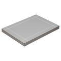 Tesco Faux Leather Silver/ Greyplacemat 4 Pack