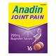 Anadin Joint Pain Relief Ibuprofen Tablets 16s