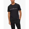 BOSS Unique Corporate Stripe T-Shirt, Black