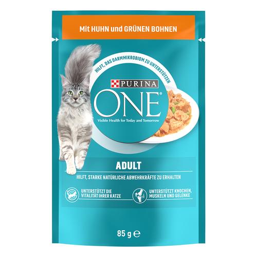 20 + 6 gratis! 26 x 85 g Purina ONE - Adult: Huhn/grüne Bohnen