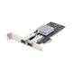 StarTech.com 2-Port GbE SFP Netzwerkkarte, PCIe 2.0 x1, Intel I350-AM2 2x 1GbE, 1000BASE Kupfer/Glasfaser Netzwerkkarte, Gigabit LWL/LAN Karte Desktop/Server PCIE Netzwerkadapter (P021GI-NETWORK-CARD)