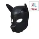 Fetish Puppy Cosplay Costumes of XL Code Brand New Increase Large Size Padded Rubber Full Head Hood