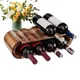 Casiers à vin en bois rétro double couche seau haut de gamme porte-bouteille de vin évaluation