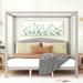 King Size Canopy Platform Bed with Headboard and Support Legs, Modern Style Canopy Bed, Luxury Wooden Bed Frame