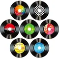 Records Vintage Rock and Roll Music Party Decoration Record Wall Decor Retro Party Theme Party