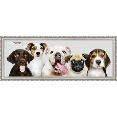 4x12 Traditional Silver Complete Wood Picture Frame with UV Acrylic, Foam Board Backing, & Hardware