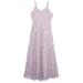 Speechless Girls Sleeveless Embroidered Tulle Maxi Dress Lavender 7