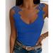 Women s Lace Tops Going Out Tops Lace Trim V Neck Cropped Tank Tops for Women Sleeveless Crop Tops Camisole
