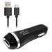 For Cat S42/S42H+ Black Rapid Car Charger Micro USB Cable Kit [2.1 Amp USB Car Charger + 5 Feet Micro USB Cable] 2 in 1 Accessory Kit