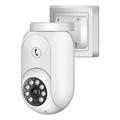 COFEST Wireless Cameras Outdoor Indoor Security Outdoor 1080P Color Night Vision Wifi Security Camera Motion Detection 2-Way Talk Ip54 Camera White