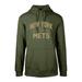 Men's Levelwear Green New York Mets Podium Line Up Pullover Hoodie