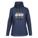 Women's Levelwear Navy Milwaukee Brewers Verve Loop Pullover Sweatshirt