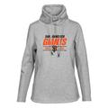 Women's Levelwear Heather Gray San Francisco Giants Verve Loop Pullover Sweatshirt