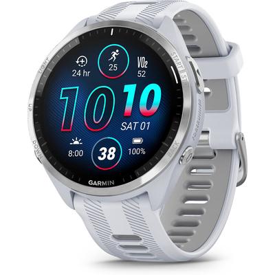 Garmin Forerunner 965 Titanium Bezel, Whitestone Case & Band