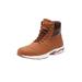 Wide Width Men's Sneaker boots by KingSize in Brown (Size 10 W)