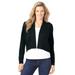 Plus Size Women's Long-Sleeve Cardigan by Woman Within in Black (Size 4X)