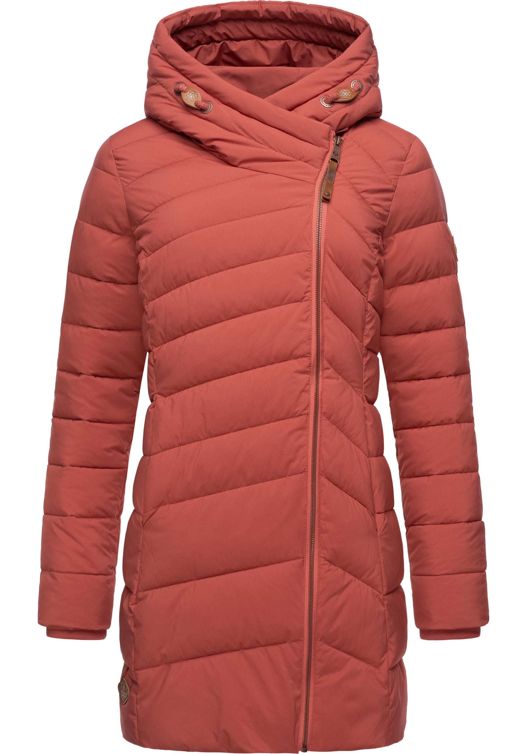 Wintermantel RAGWEAR "Teela", Damen, Gr. XXL(44), rosa, Außenmaterial: 100% Polyester, Innenfutter: 100% Polyester, Wattierung: 100% Polyester, figurumspielend ca. Mitte Oberschenkel, Ärmel ohne Ärmelschlitz Rippstrickbündchen, Mäntel, Wasserdichter... Image
