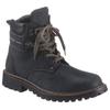 Winterboots JOSEF SEIBEL "ADELBODEN", Herren, Gr. 41, schwarz, Nubukleder, klassisch, Schuhe, mit gepolstertem Schaftrand