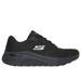 Skechers Women's Arch Fit 2.0 - Big League Sneaker | Size 5.5 | Black | Textile/Synthetic | Vegan | Machine Washable