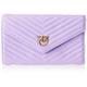 Pinko Damen Compact Wallet L Sheep Nappa C Reisezubehör-Brieftasche, Yn0q_Mult.lila/Rosa-Antique Gold