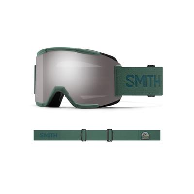 Smith Squad Goggles ChromaPop Sun Platinum Mirror Lens Alpine Green Vista M006681AK995T